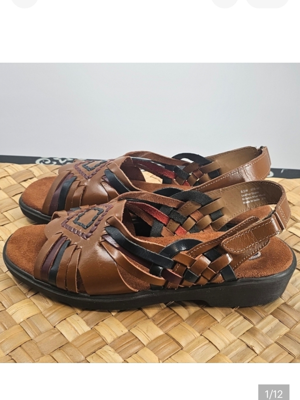 Dr. Scholl's Southwest Tan Slingback Sandals Size 8.5W